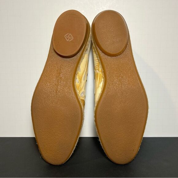 Womens SALVATORE FERRAGAMO Leopard & Flowers Espadrille Flats / Size 7 Medium - Picture 7 of 9